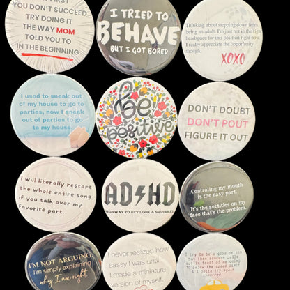 Sarcasm Quote Magnet Set
